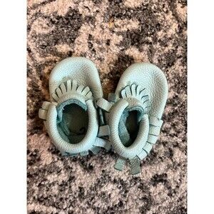 Moccasins Boy light Blue Freshly Picked NEW size 2